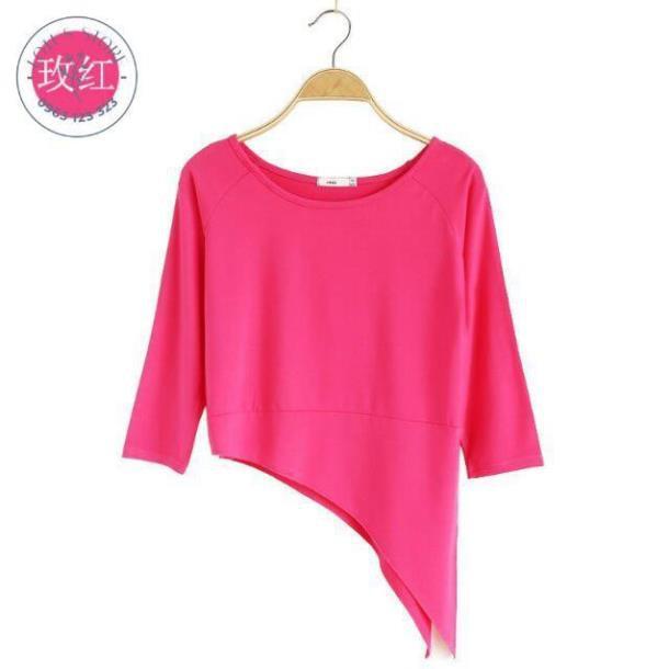 Áo xẻ tà chéo tay lửng A06 - Diễm Phương Store