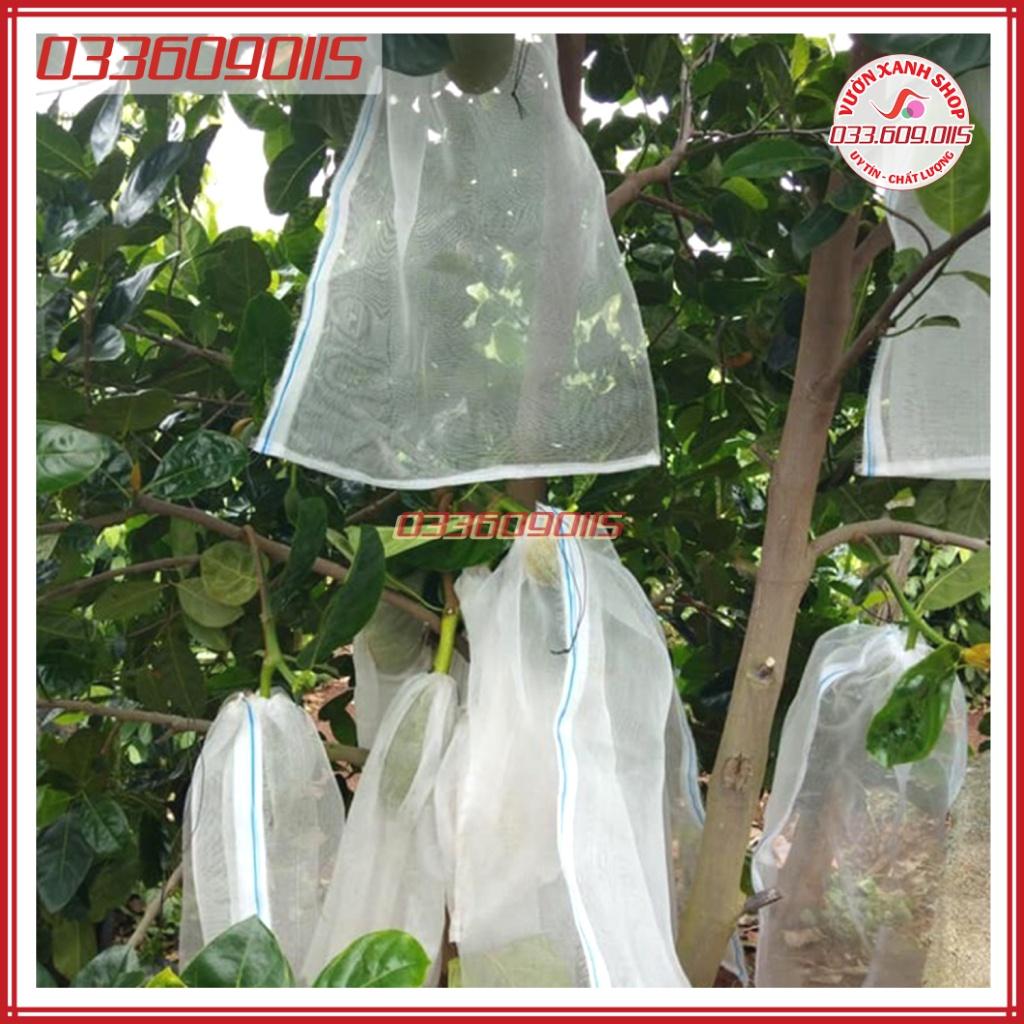 Combo 100 Túi lưới bọc mít chống côn trùng, kích thước 50x70 cm, lưới loại 1 bền chắc, không ngấm nước