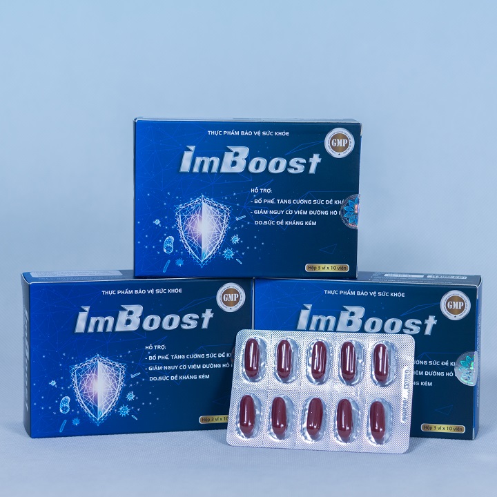 Imboost Tăng cường sức đề kháng Liệu Trình 1 Tháng 4 Hộp