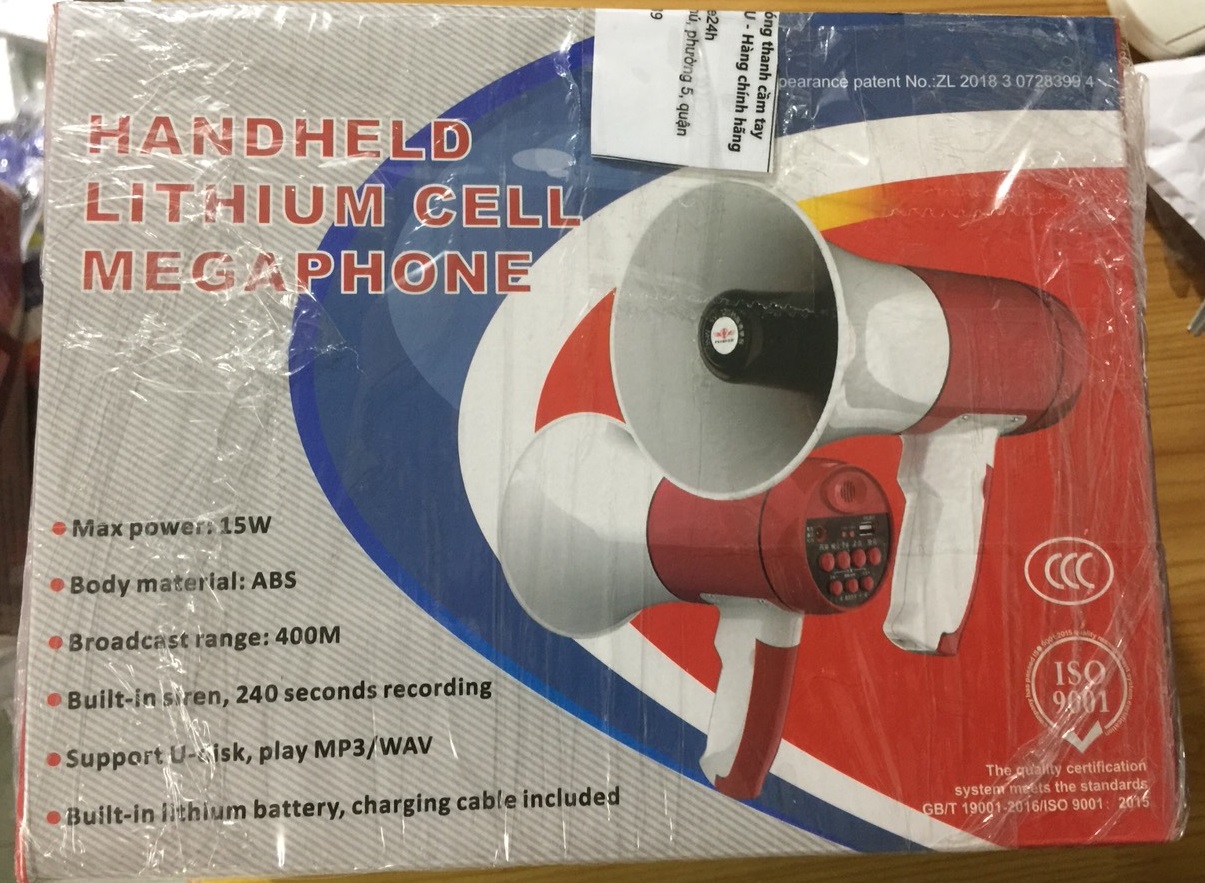 Loa phóng thanh cầm tay MEGAPHONE ML-619U - Hàng chính hãng