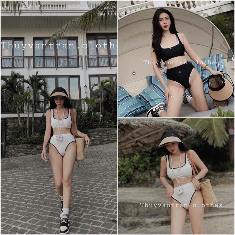Bikini ba lỗ viền