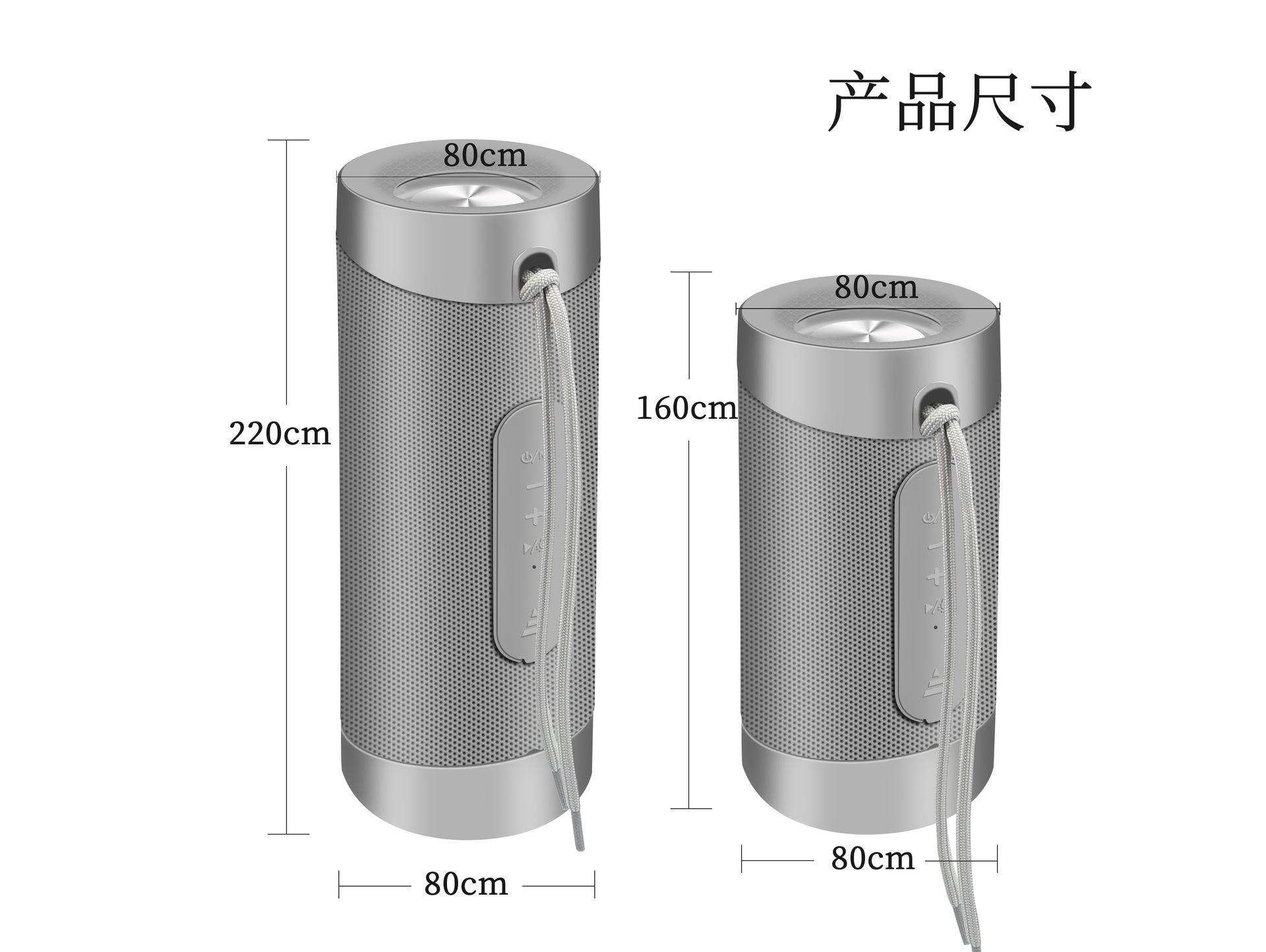 Phong cách mới nhất âm thanh Bluetooth HB404 âm thanh máy tính ngoài trời xe loa siêu trầm RGB Loa Bluetooth