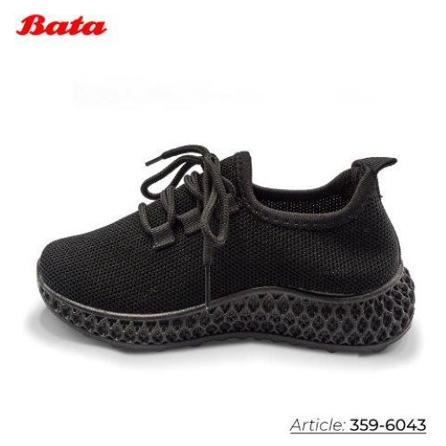 Giày sneaker trẻ em Thương hiệu Bata màu đen 359-6042