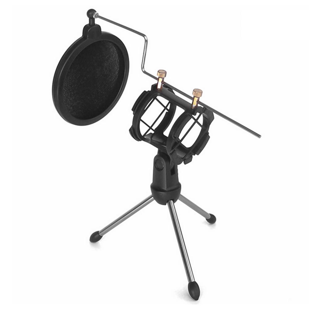 Giá ba chân đỡ micrô để bàn mini cho các phòng thu