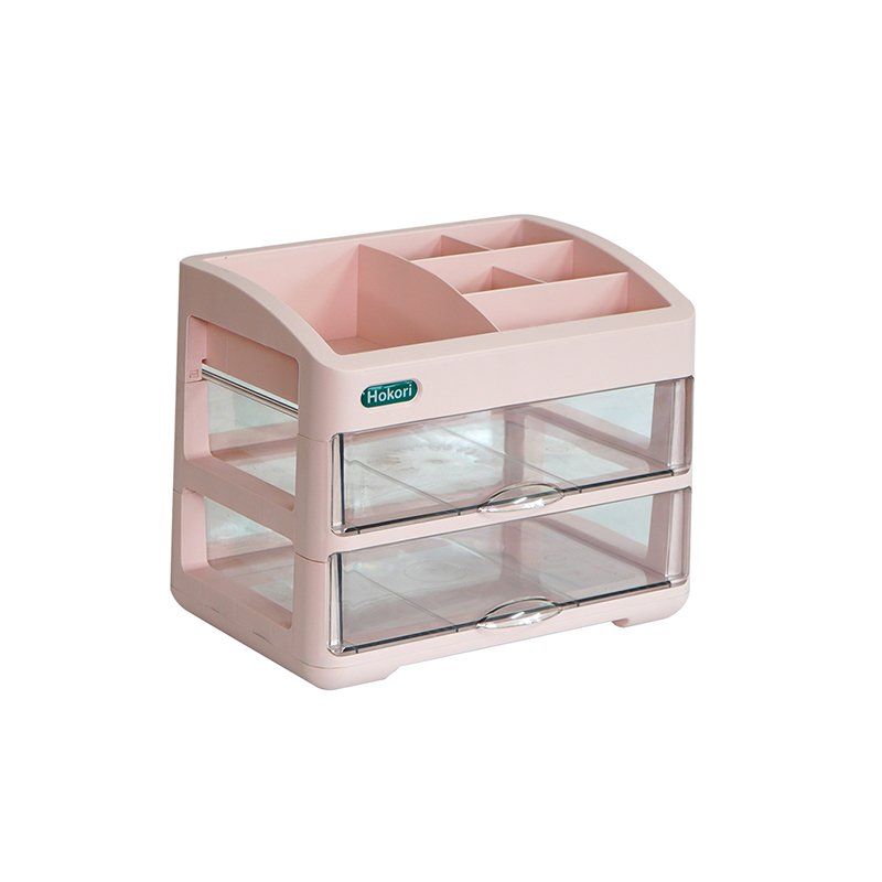 Tủ đựng mỹ phẩm để bàn Hokori 3636 Việt Nhật  2 - 3 - 4 tầng - Kệ đựng mĩ phẩm HOKORI , đồ trang điểm nhiều tầng tiện lợi