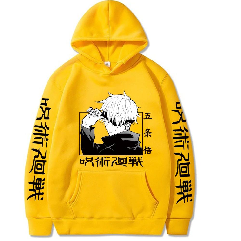 Cửu Âm Chân Kinh Kaisen 2021 Hot Anime Hoodie Tay Dài Rời Harajuku Dạo Phố Hip Hop Kính Thời Trang Uniex