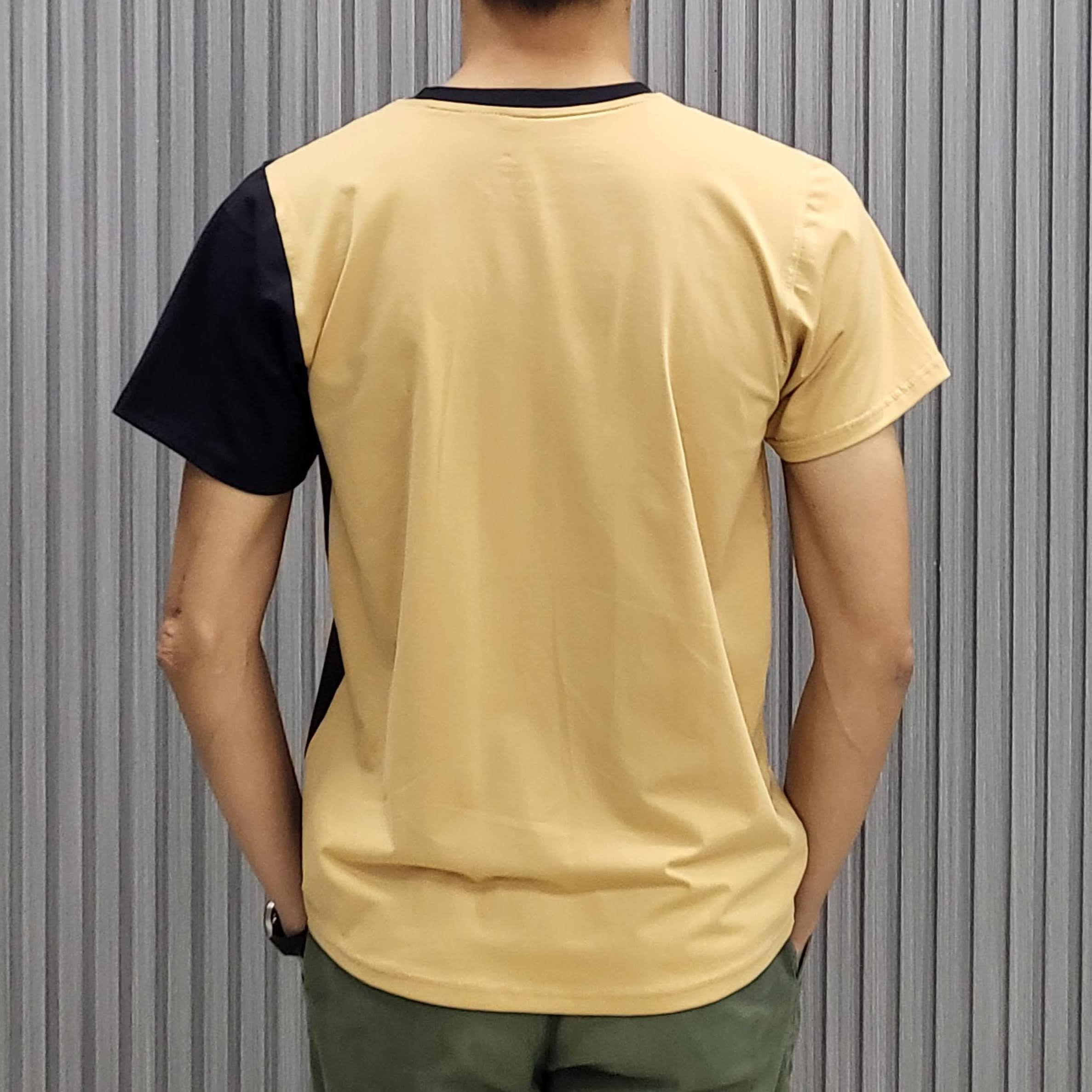 Áo Thun Nam Vải Thổ Cẩm Thật Họa Tiết Mới Lạ - Cổ Tròn Tay Ngắn T Shirt For Men