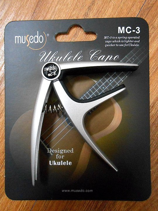 Capo Ukulele Kim Loại Musedo MC3 - Capo Ukulele MC-3 - MC-3 Capo dùng cho đàn Ukulele