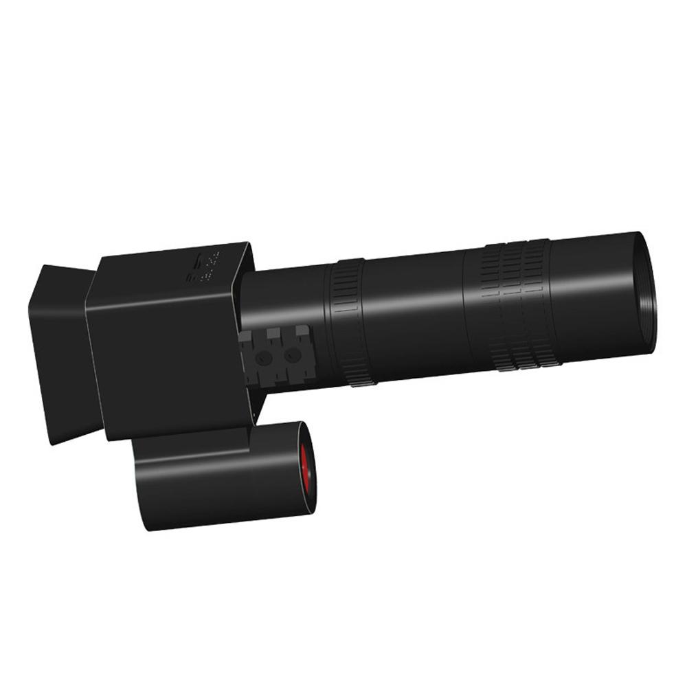 Handheld Portable Telescopic Sight 8-24X Magnify 1.54inch 320*320 Display 1.5X Objective Lens with Photo Video Taking Function Support PC Connection Day and Night Use for Outdoor Sports Huntings Travelling Boating Birds Watching