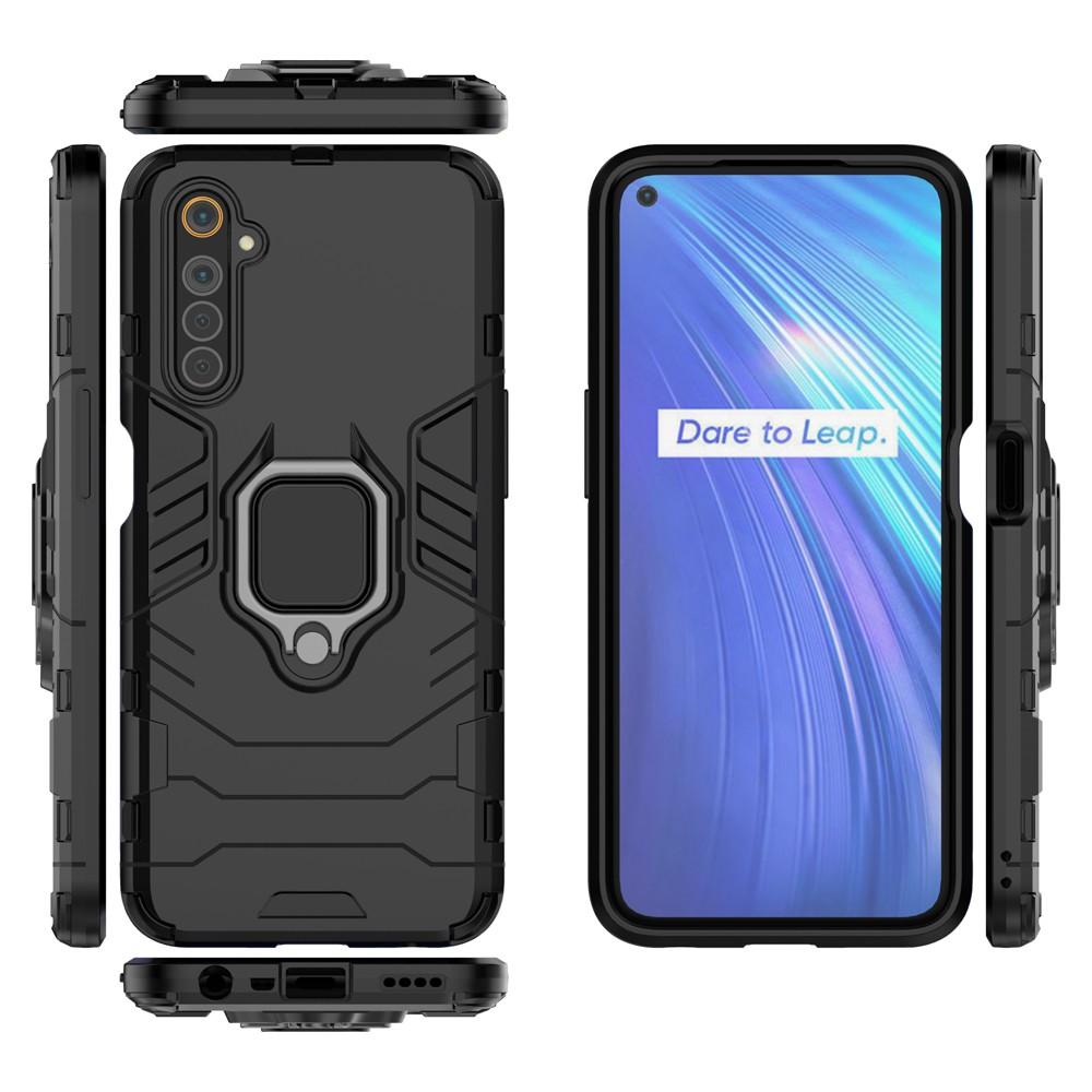 Ốp lưng cho Realme 6 6i 6s 6 Pro iron man chống sốc kèm nhẫn xoay chống xem video bảo vệ camera