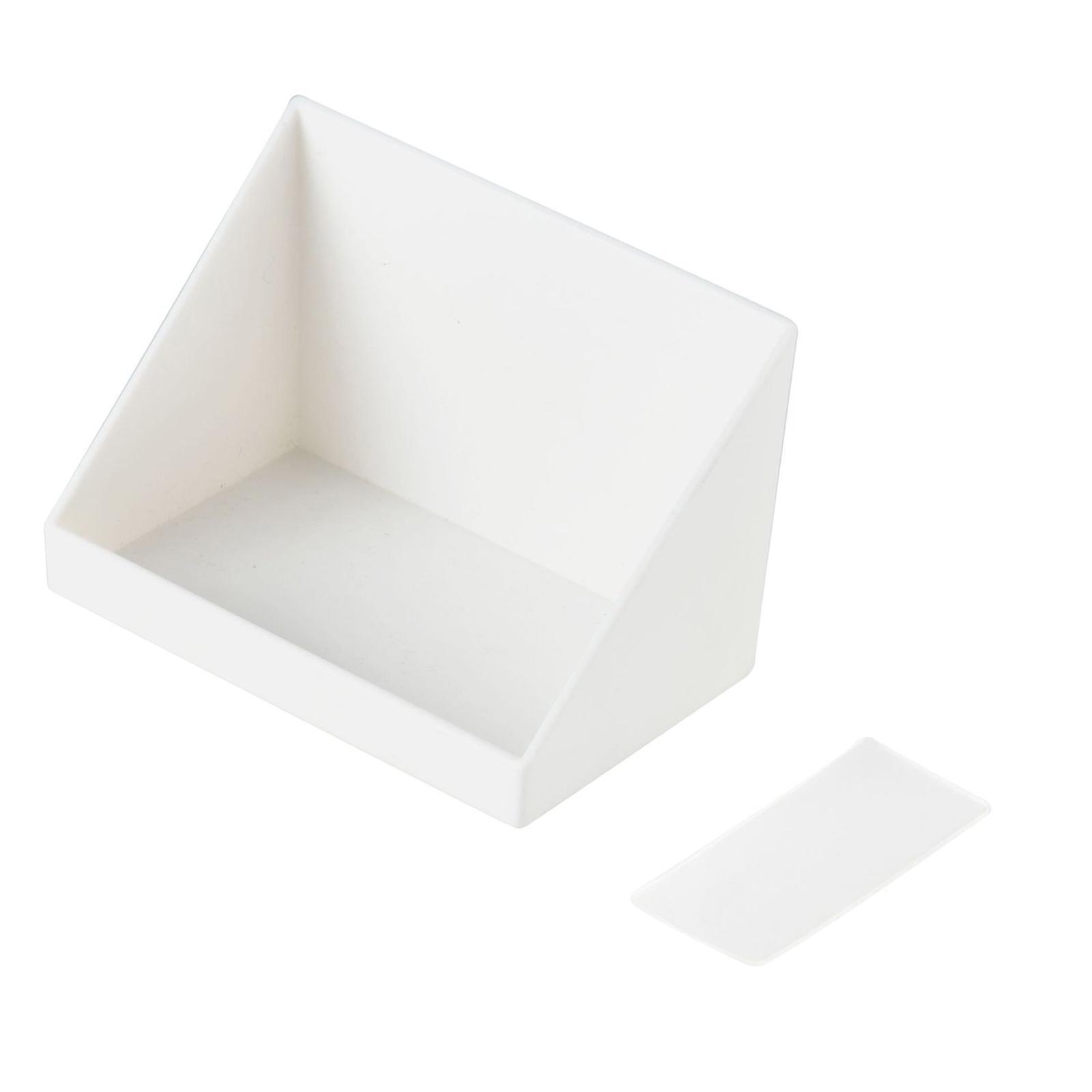 Floating Shelves Organizer Bevel Container for Lip Glaze Lipstick Office