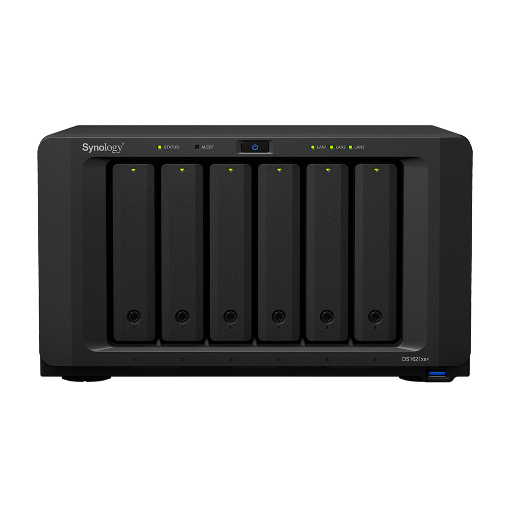 Thiết bị lưu trữ mạng NAS Synology DS1621xs+ - Hàng chính hãng