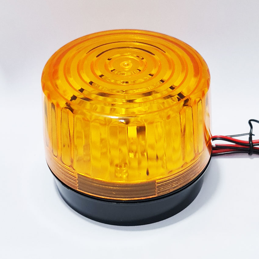 Đèn chớp tín hiệu 05E - điện áp  220V, 12V - Màu Đỏ, Vàng, Xanh Dương (Đường kính 100mm x cao 76mm