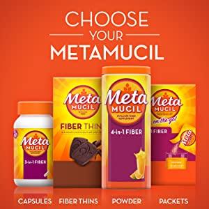 metamucil, fiber