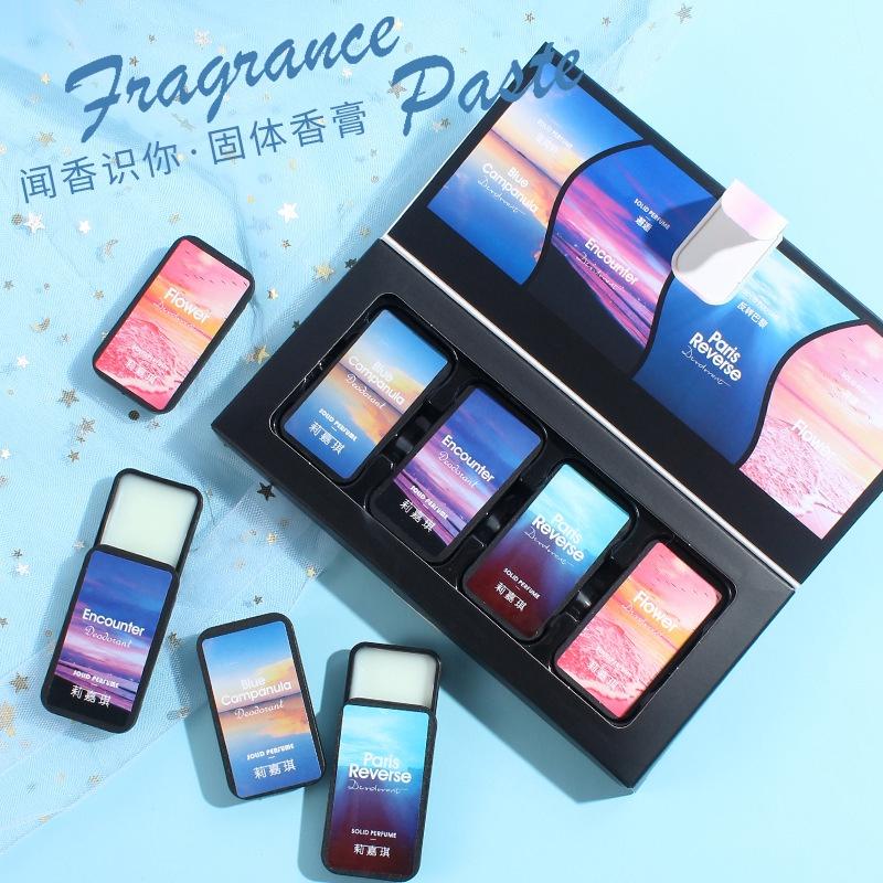 PVN48069 Set 4 Hộp Nước Hoa Khô Love Nam Nữ Dạng Sáp Thơm Lâu