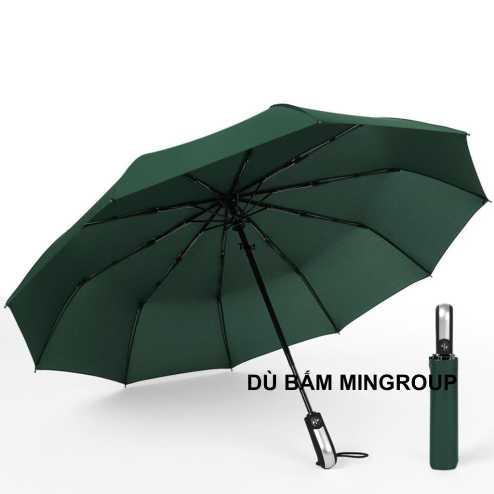 Ô Dù 10 Nan Size Lớn Đóng Mở Tự Động Bằng Nút Bấm Chống Tia UV(Chọn Màu) - Dù Bấm Vải Dù Cao Cấp Hàng Xuất Nhật