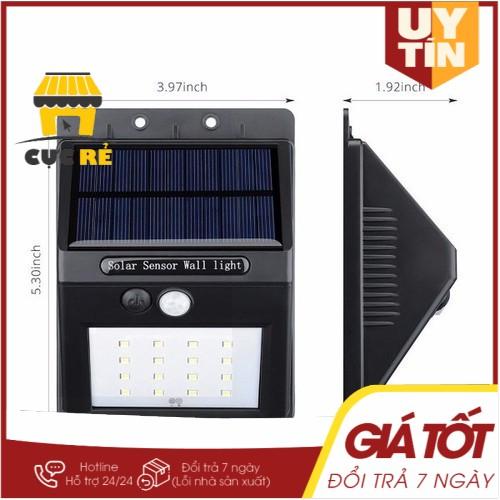 Đèn led cảm ứng dùng năng lượng mặt trời