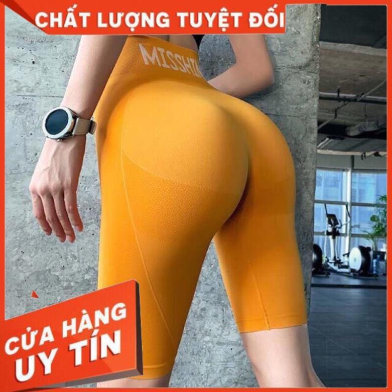 Quần tập gym yoga dáng lửng thể thao thời trang misshine