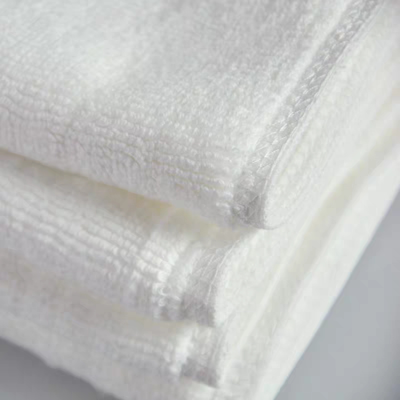 Combo 2 Khăn Tắm Cotton kt 70cm x 140cm trọng lượng 500gram màu trắng