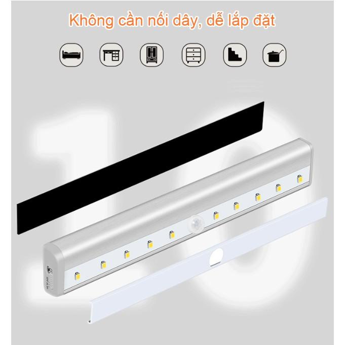 Đèn led gắn tủ quần áo, led cảm ứng hồng ngoại