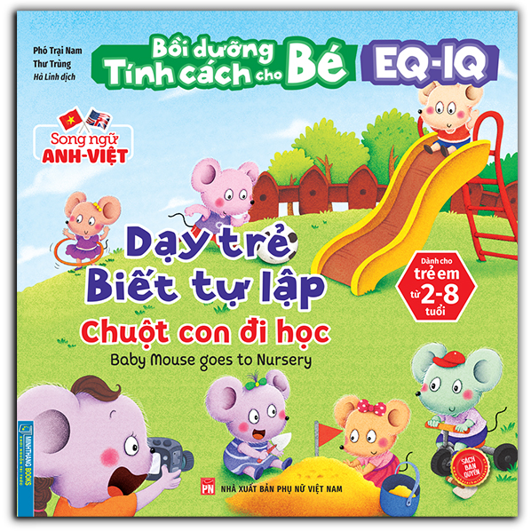 Bồi Dưỡng Tính Cách Cho Bé EQ IQ (2-8 Tuổi) - Dạy Trẻ Biết Tự Lập (Song Ngữ ANH - VIỆT) (Sách Bản Quyền)