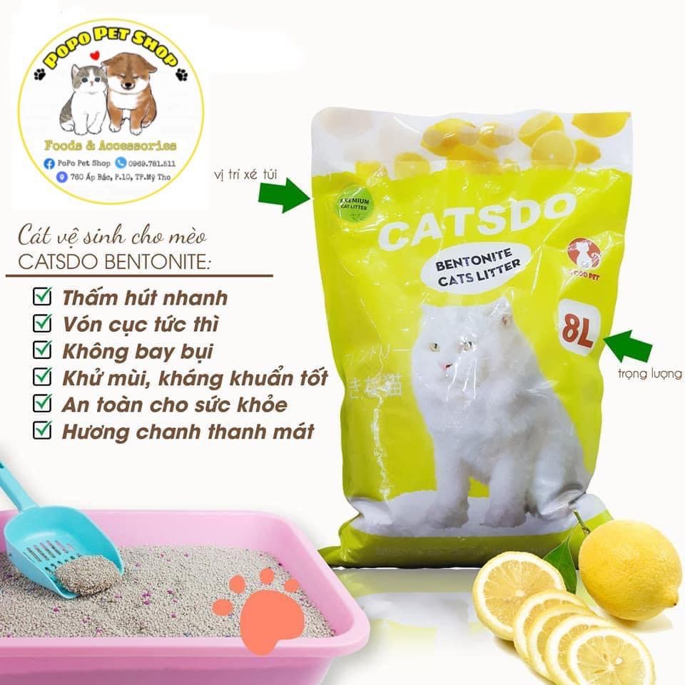 Cát vệ sinh cho mèo CATSDO [ giao ngẫu nhiên trong 4 hương)