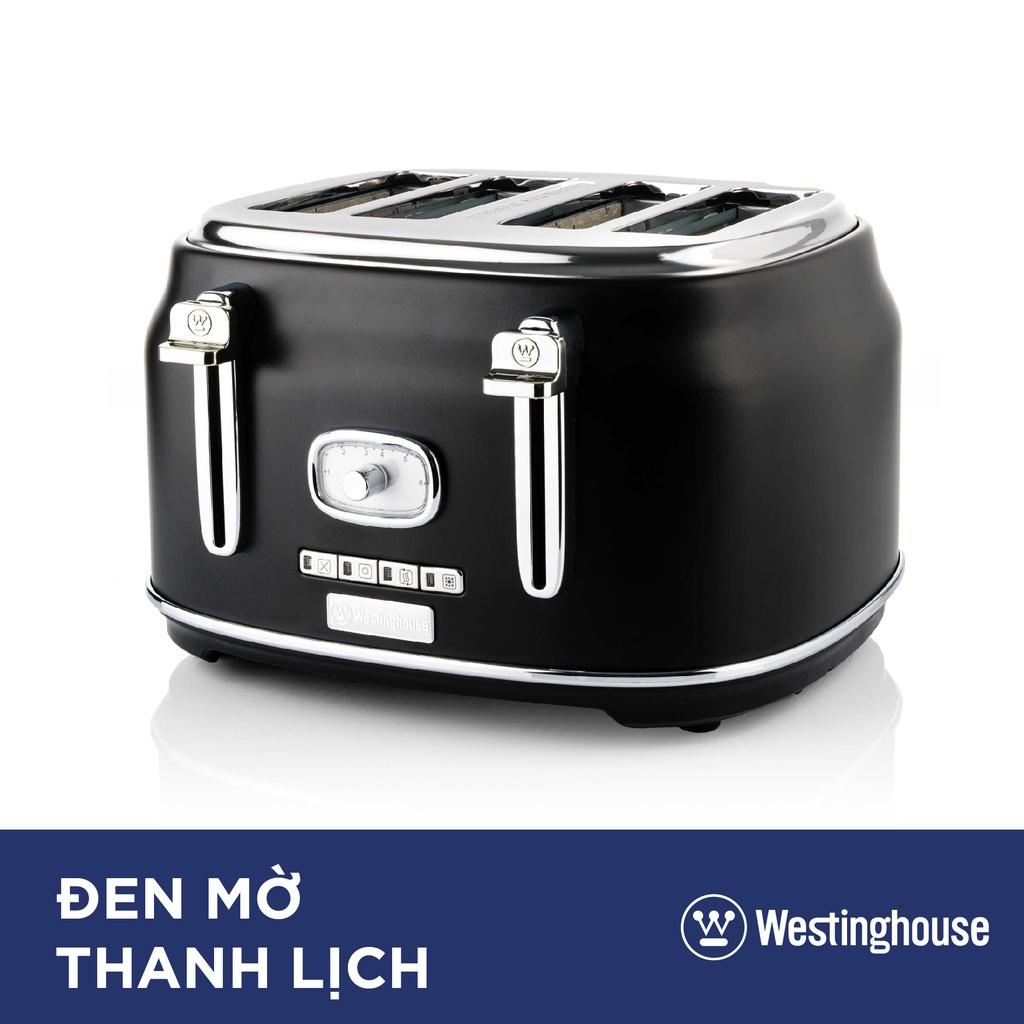 Máy Nướng Bánh Mì Sandwich 4 Lát Westinghouse WKTTB809, 4 Khe Nướng, 6 Chế Độ Nướng, Nhập Mỹ, BH 12 Tháng