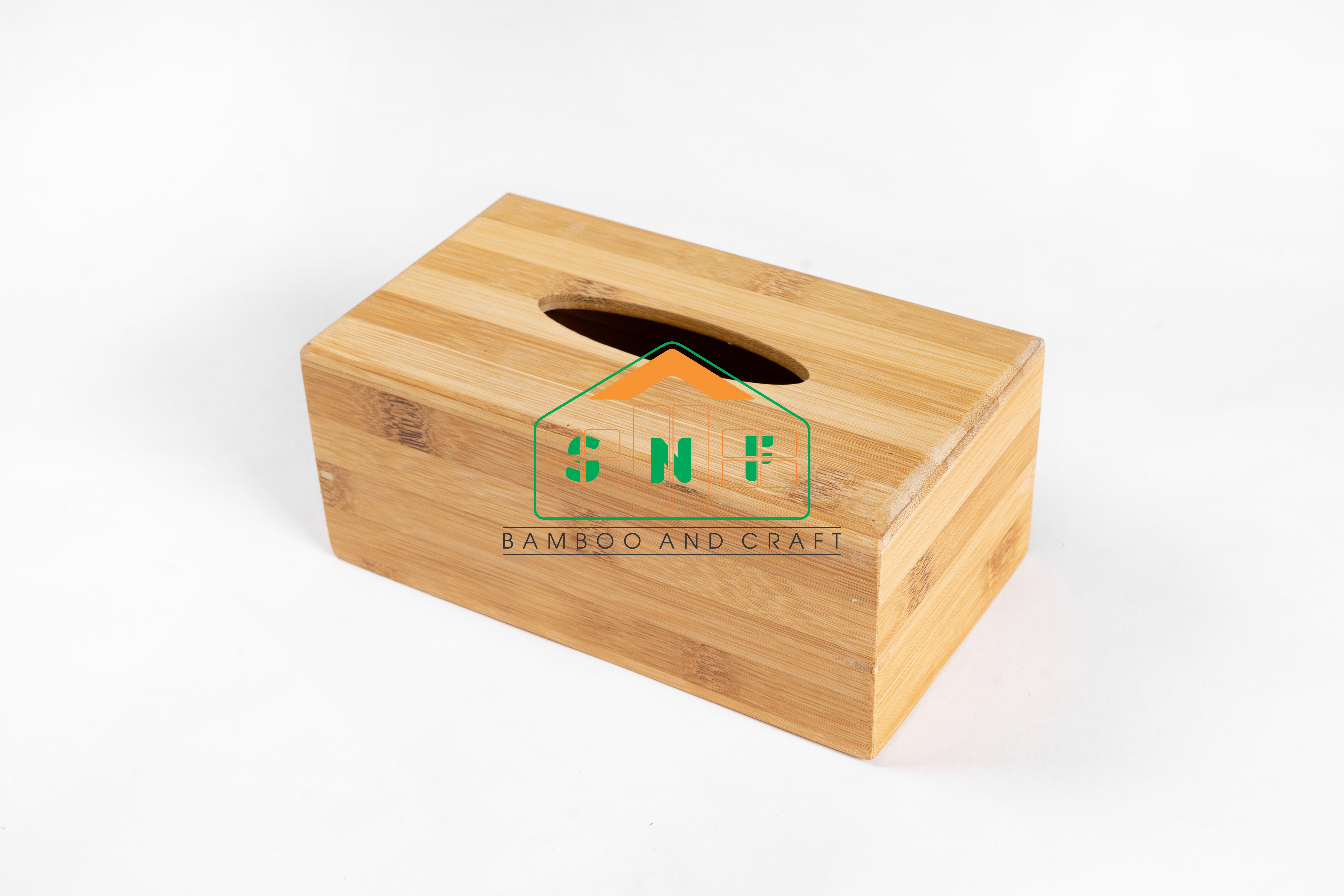 Hộp Đựng Khăn Giấy Chữ Nhật Làm Từ Gỗ Tre Hàng Việt Nam Sản Xuất - SNF Bamboo and Craft