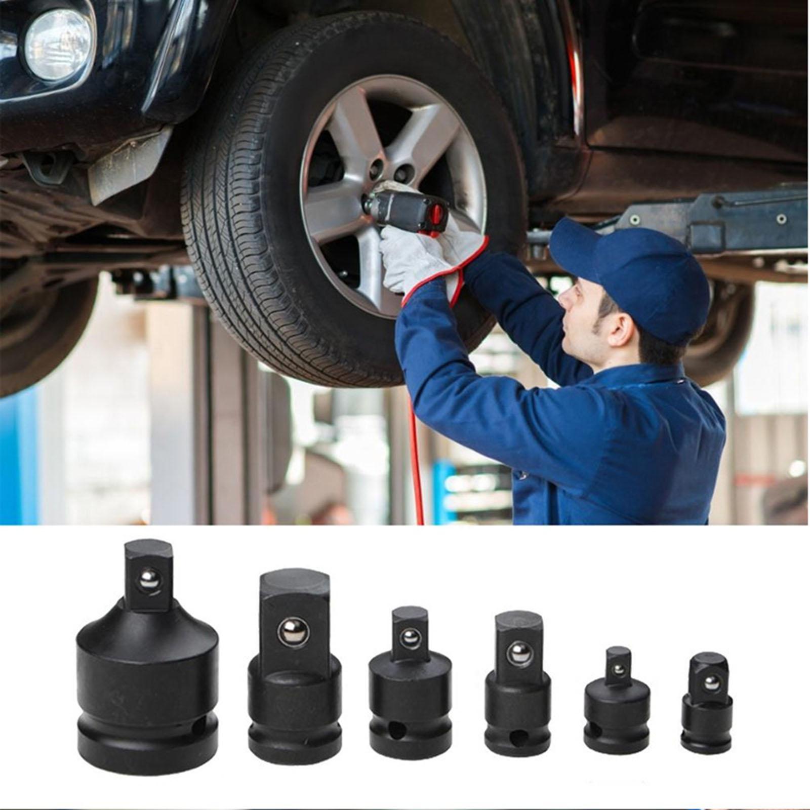 6 Pieces 1/2 1/4 3/8 3/4 Ratchet Socket Adapter Impact Universal Joint Set