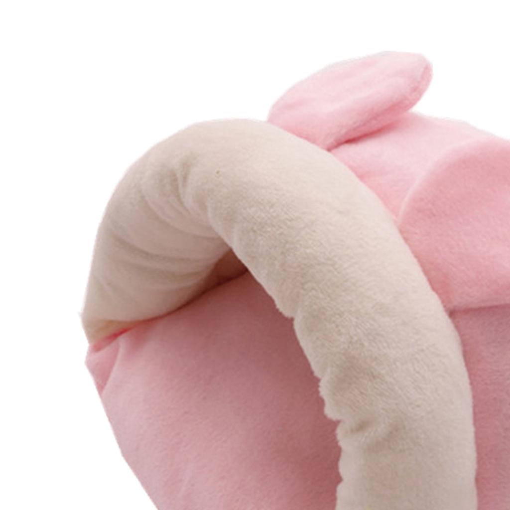 Small Pet Mouse Hamster Squirrel Sleeping Bag Cotton Winter Warm House Nest Pink