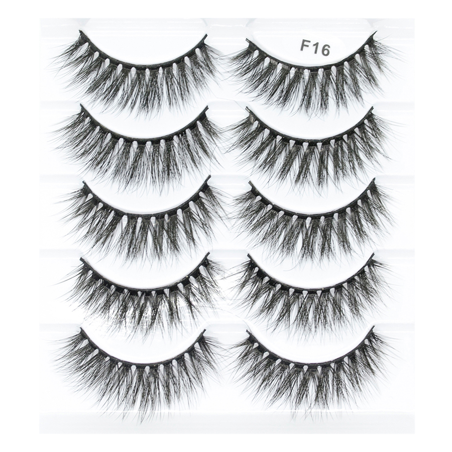 Hộp 5 Cặp Lông Mi Lụa F16/Lust For Love Multipack The Lash by J'aime