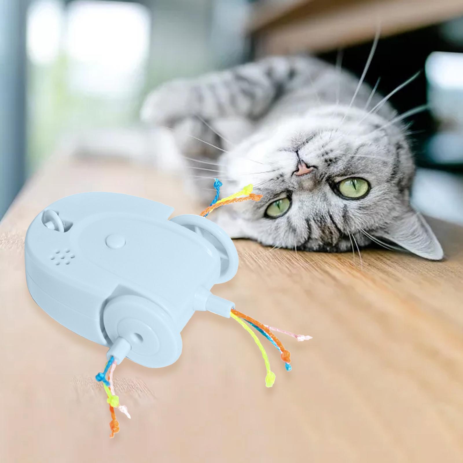 Automatic Cat Toys Interactive Cat Feather Toys, Pet Exercise Toys, Electric Cat Toys for Indoor Cats Kitten with Feather