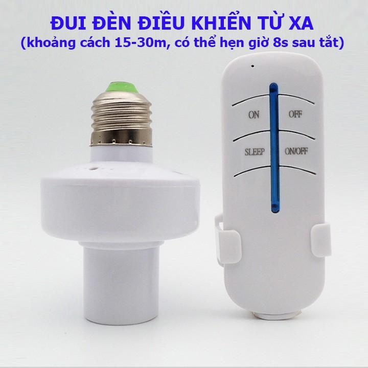 Đui đèn điều khiển bật tắt từ xa E27, đuôi đèn điều khiển bật tắt từ xa E27