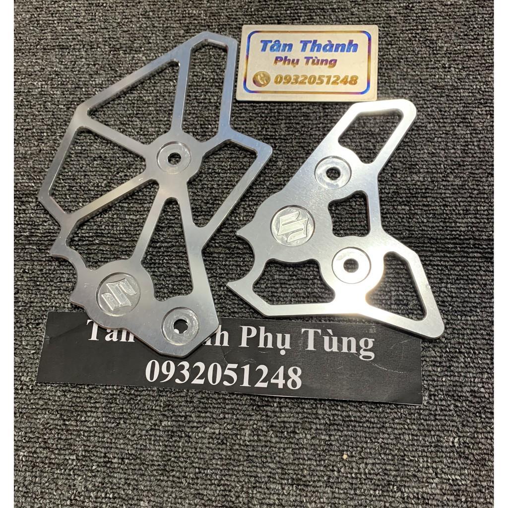 Nẹp sườn, che pen nhôm CNC dành cho Raider FI - Satria