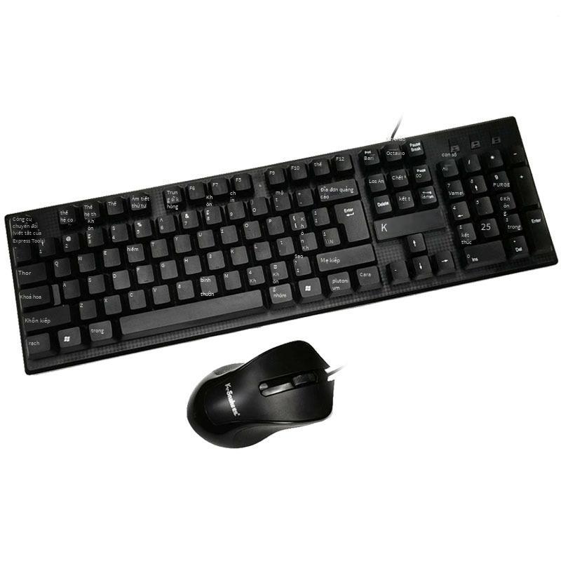 Bộ bàn phím và chuột Viper KM-100 được ưu đãi nhất Bộ bàn phím và chuột có dây USB trò chơi văn phòng cạnh tranh cafe internet