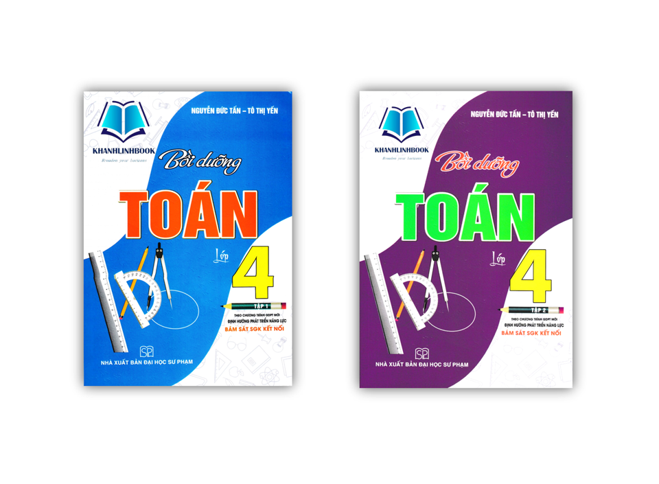 Sách - Combo Bồi Dưỡng Toán Lớp 4 - Tập 1 + 2