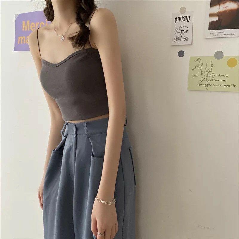 Áo 2 dây sợi bún có đệm ngực chất đẹp