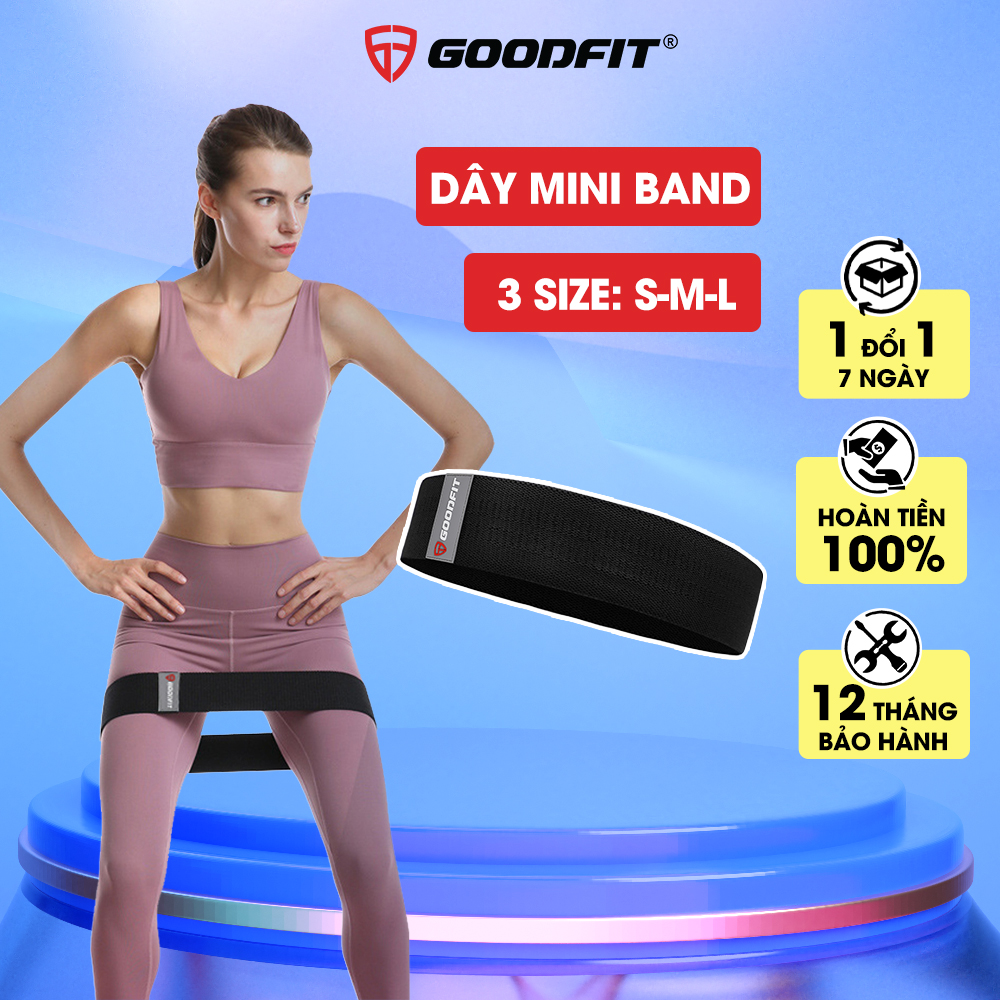 Dây mini band kháng lực tập gym, tập mông GoodFit GF912MB