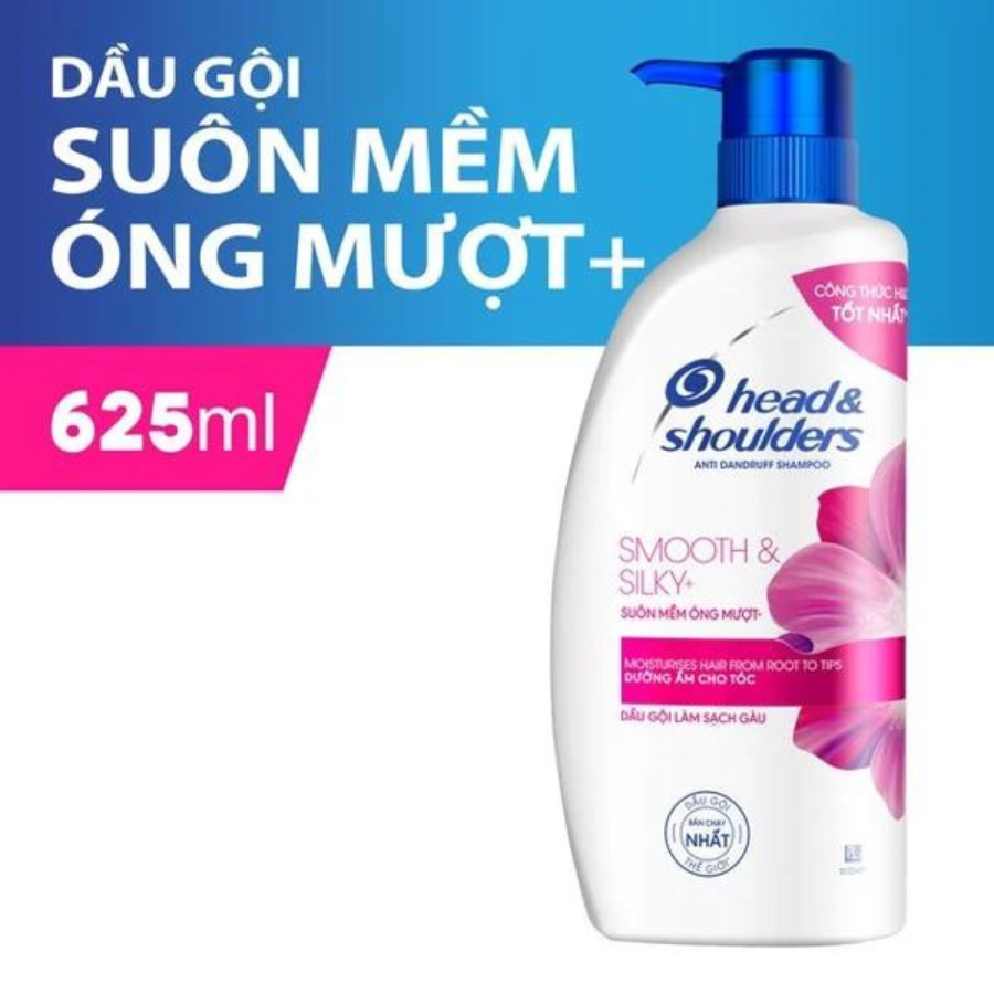 Dầu Gội Head & Shoulders Làm Sạch Gàu Siêu Mềm Óng Mượt (625ml)