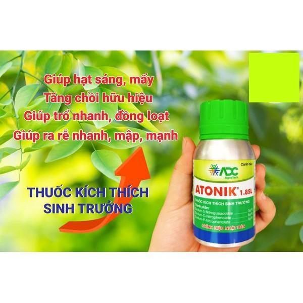 Ato.nik chai NHÔM 100ml - phân bón kích thích tăng trưởng nảy mầm và ra rễ