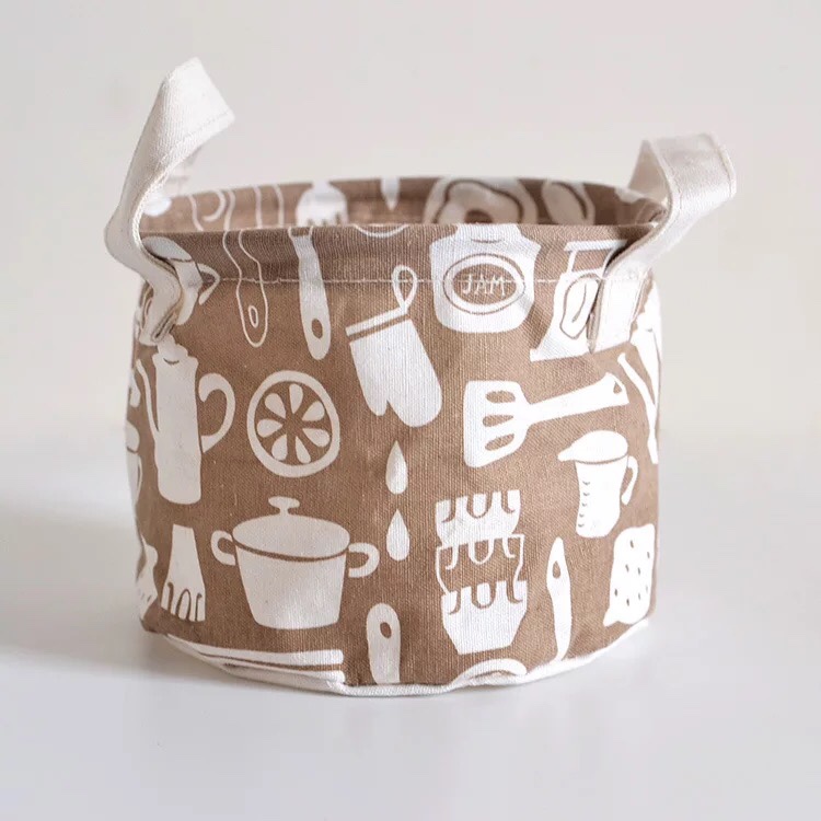 Giỏ Vải, Túi Vải, Sọt Vải Để Đồ 14cm x 18cm