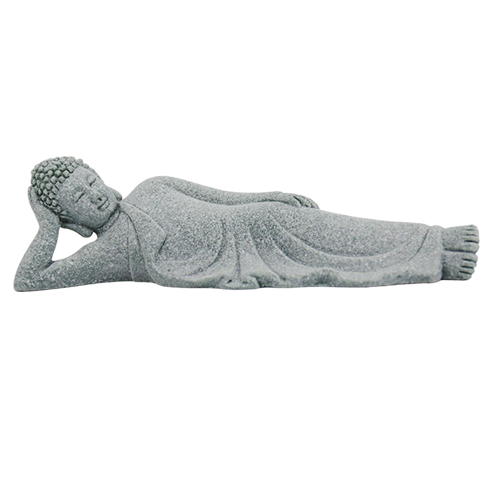 Buddha Statue Figurine Office Tabletop  Ornament Small,Sleeping Buddha