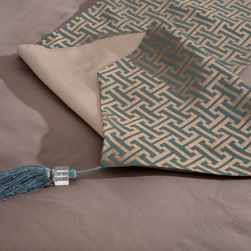 Modern Bed Runner Bedding Scarf Protection for Bedroom Hotel Wedding Room S