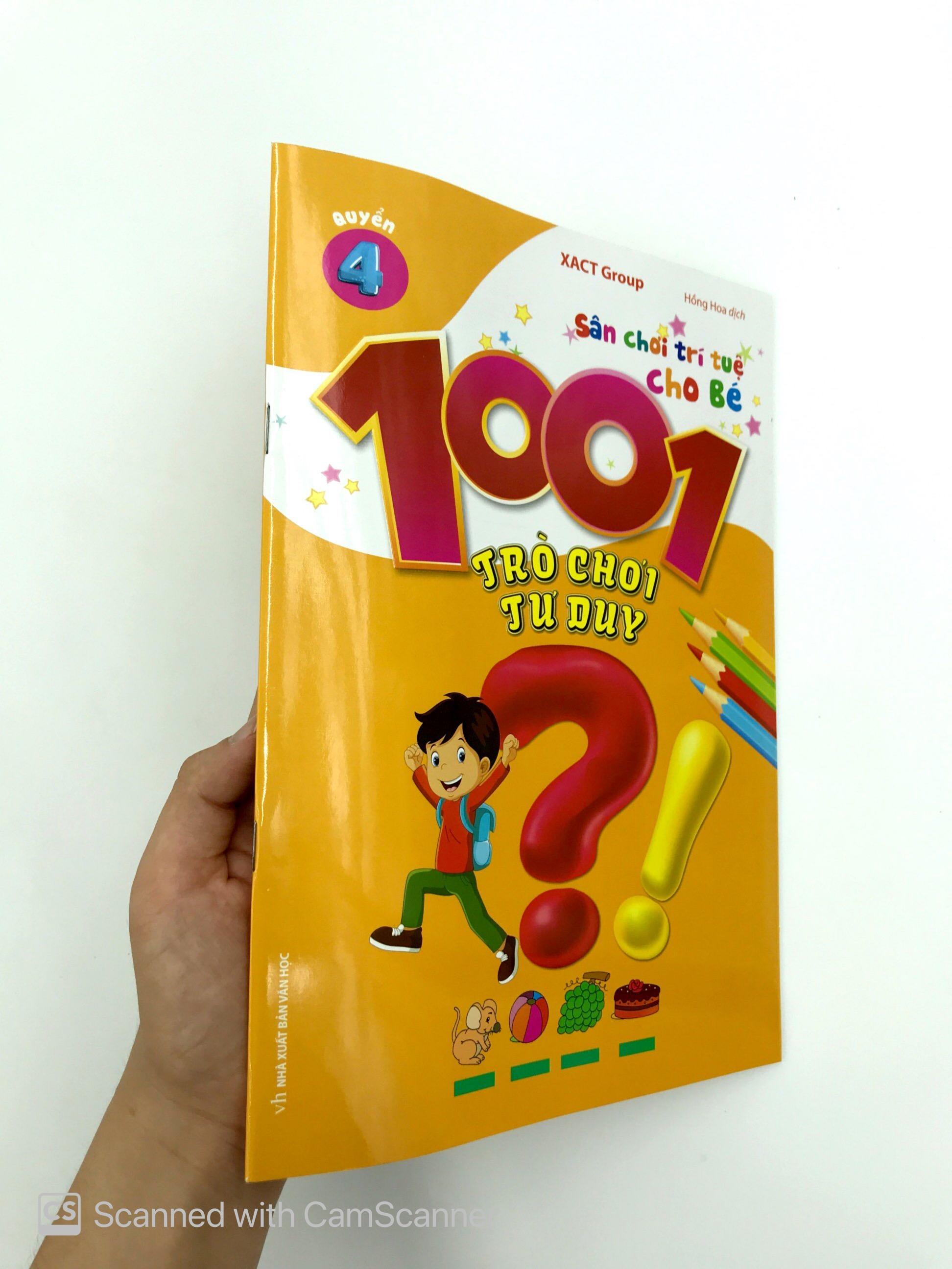 1001 Trò Chơi Tư Duy - Quyển 4