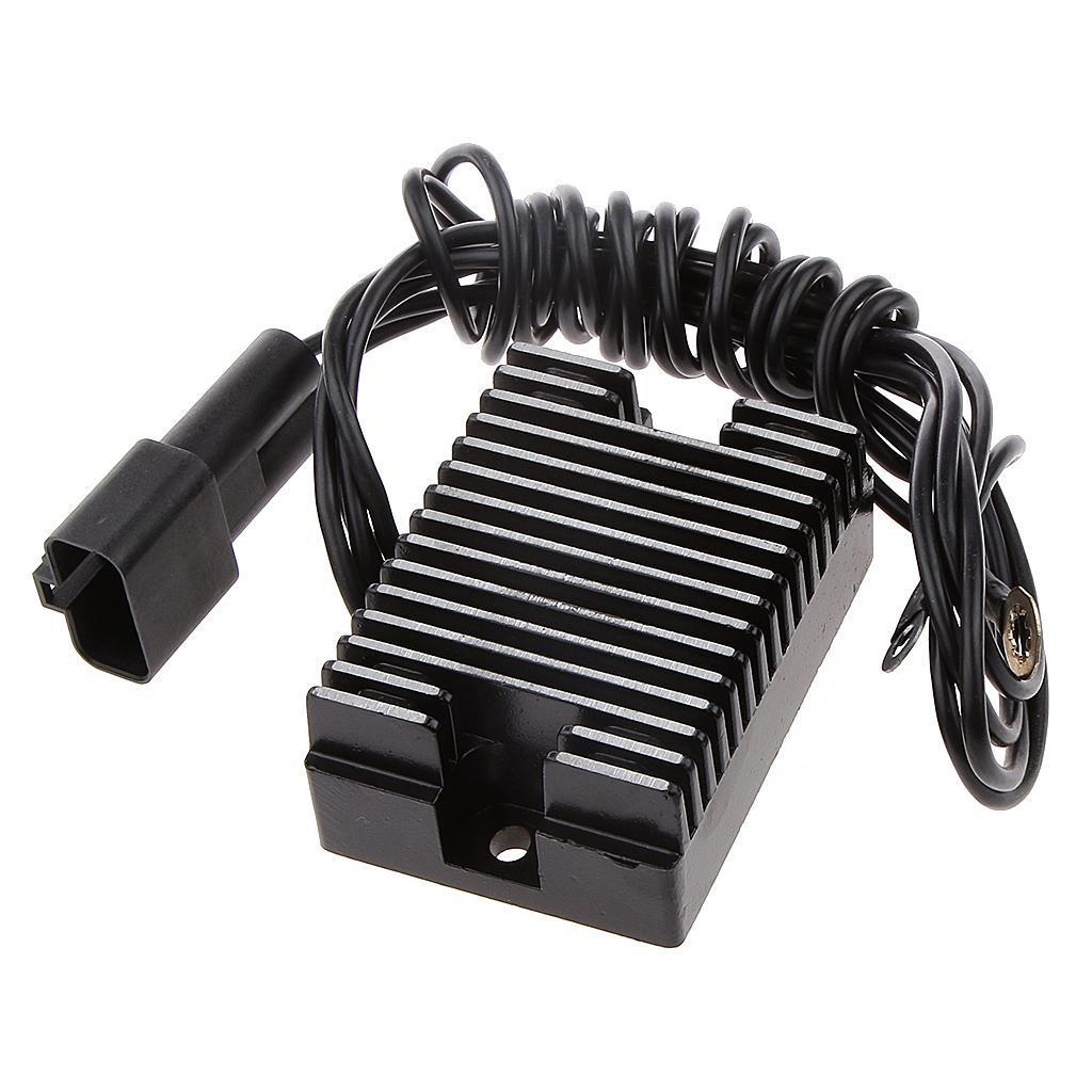 Motorcycle Voltage Regulator Rectifier for Harley Dyna Softail Touring Black