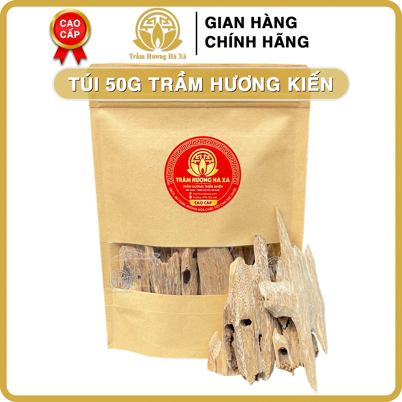 Trầm hương miếng nguyên chất cao cấp giàu tinh dầu mang lại mùi trầm thơm ngọt tự nhiên khi xông đốt HÀ XÁ