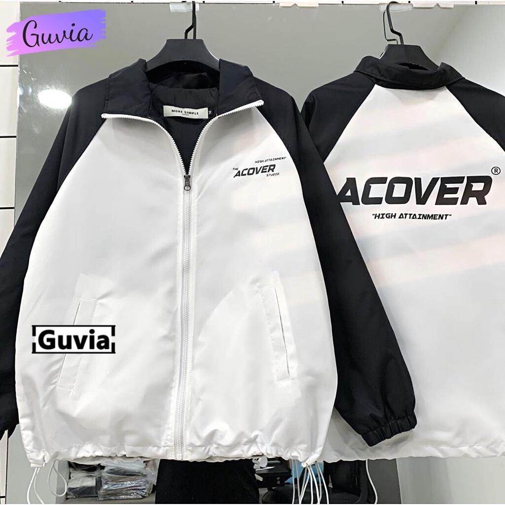 Áo Khoác Bomber Dù ACOVER Nam Nữ Ulzzang Unisex Kiểu Form Rộng 2 Lớp Jacket