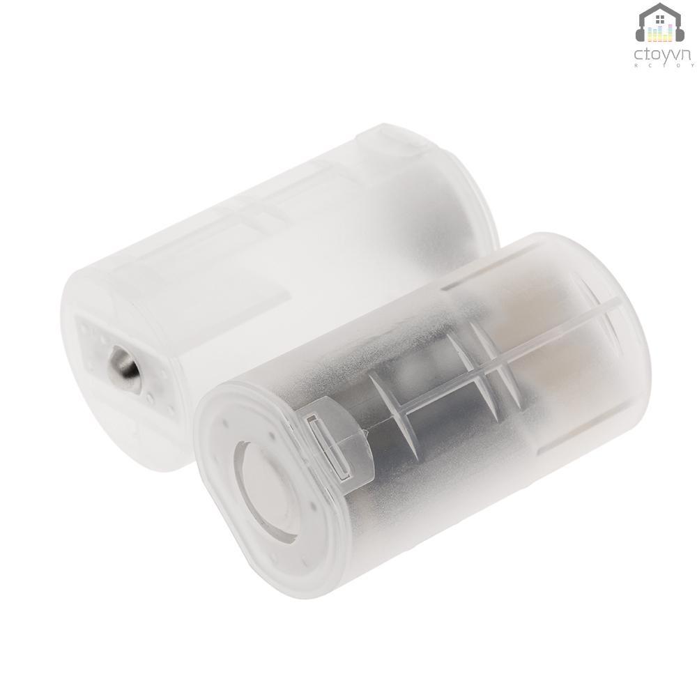 Set 4 hộp đựng pin chuyển đổi từ 2*AA sang D
