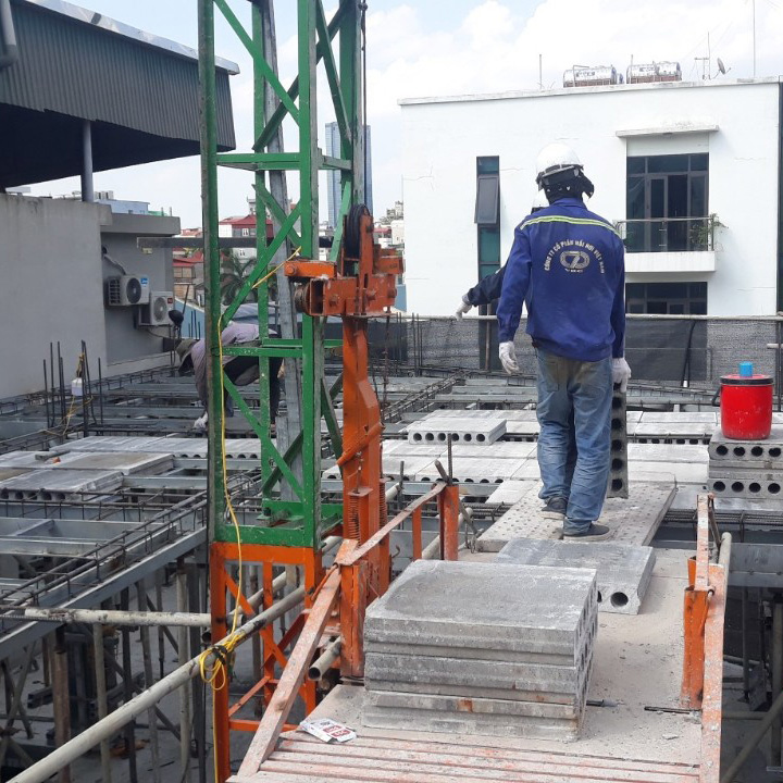 Tấm sàn bê tông lắp ghép 60