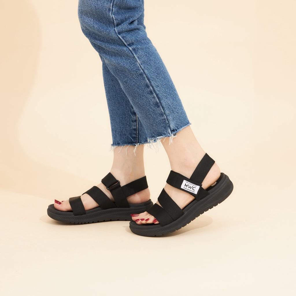 Giày MWC 2911 - Giày Sandal Đế Bằng, Giày Sandal Quai Dù Chéo Đế Bằng Năng Động